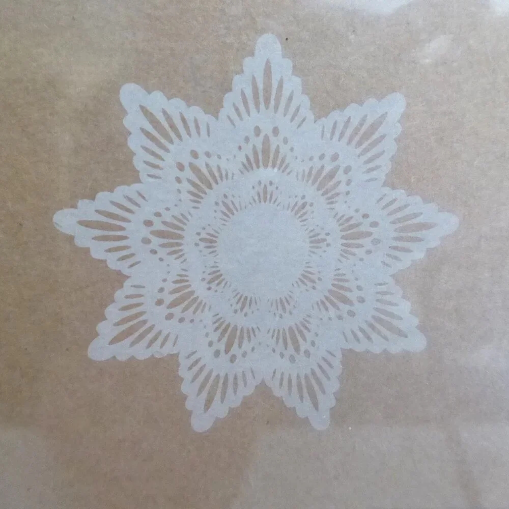 NEW 30” CRATE & BARREL LARGE 3D PAPER SNOWFLAKE CHRISTMAS MOBILE DECORATION